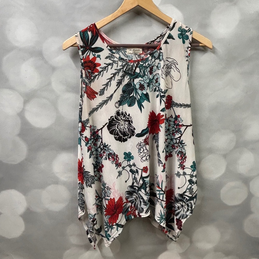 ACE Fashion floral tank‎ top 3X